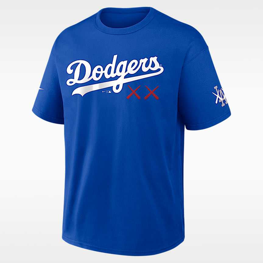 Los Angeles Dodgers Icon Men's Nike MLB T-Shirt. Nike.com